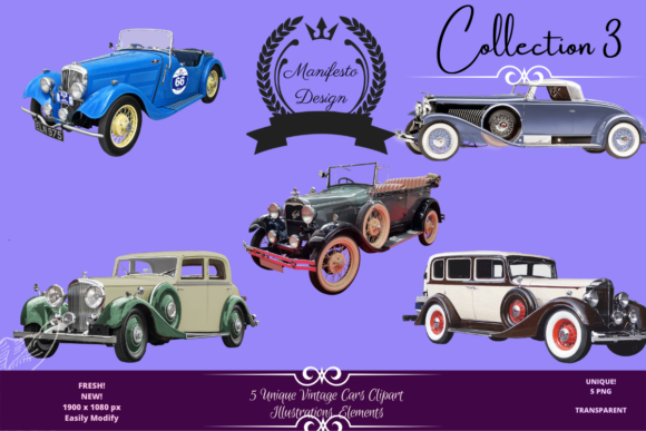 Beautiful Vintage Cars Collection V 3