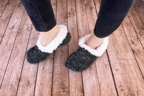 Cozy Loafer Slippers Crochet Pattern