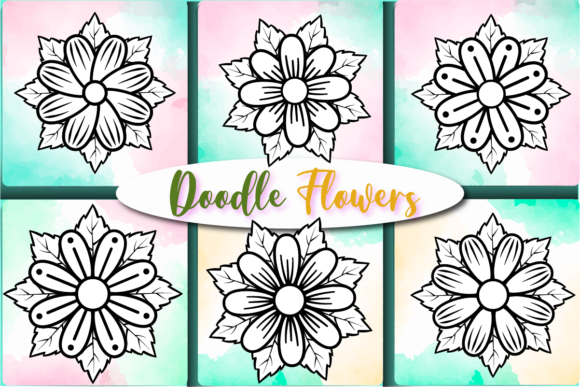 Doodle Flowers Collection Images: A Creative and Versatile Design Trend