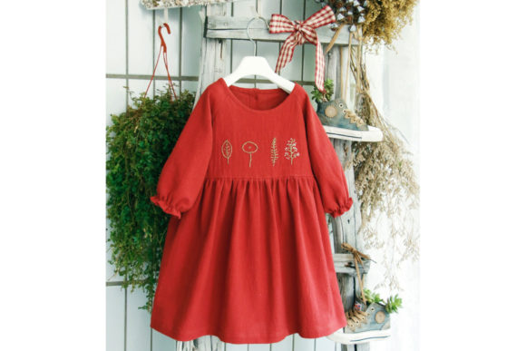 Embroidered Dress Baby Girl 2-10 Years