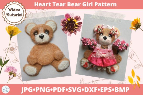 Heart Tear Bear Girl: A Creative Solution for Scrapbooking and Card Making