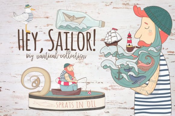 Hey,Sailor Nautical Collection