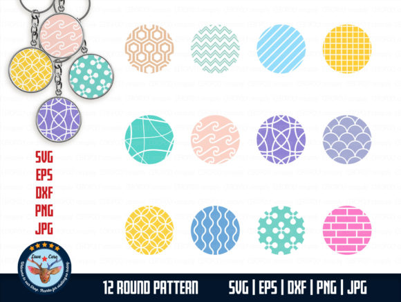 Keychain Monogram Round Pattern Svg: A Strategic Tool for Creative and Business Projects